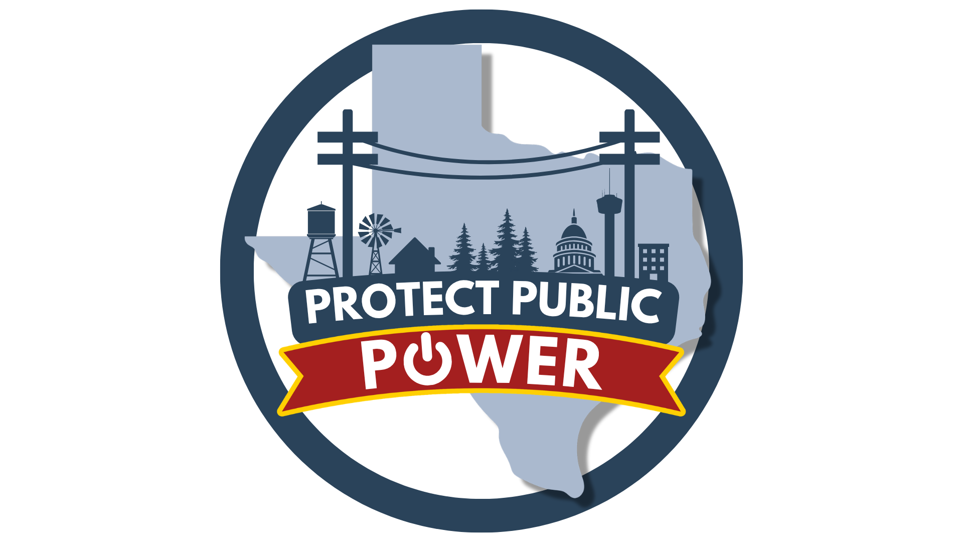 protect public power over the state of Texas and landmarks in the state connected by power lines