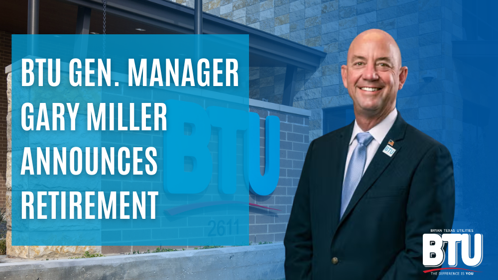 Picture of BTU general manager Gary Miller with heading reading  BTU general manager Gary Miller announces retirement